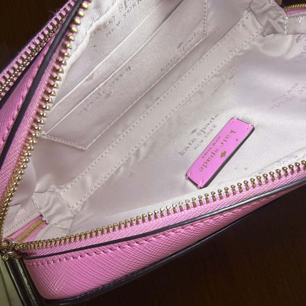Kate Spade New York Staci Dual Zip Around Crossbody & Wallet Set Peony Blossom - Picture 16 of 16